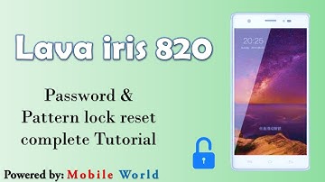 Lava iris 820 pattern reset without data loss