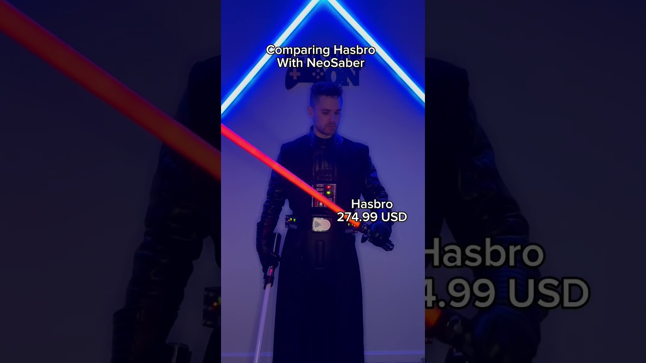 Comparing hasbro with neo pixel saber 