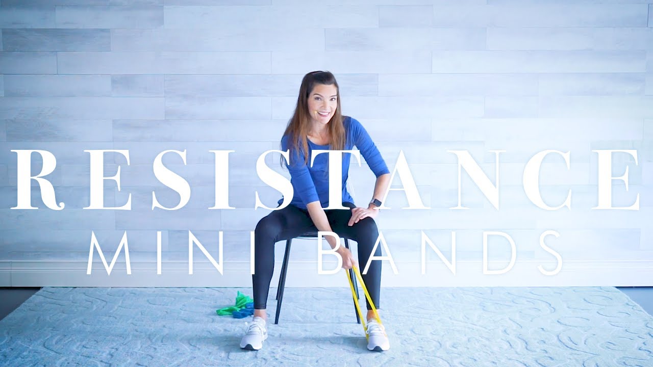 ⁣Senior & Beginner Workout - Mini Loop Resistance Bands