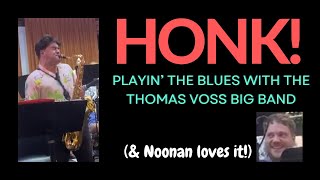 Honk! Emile Ryjoch plays the blues w. @tvossmusic Big Band