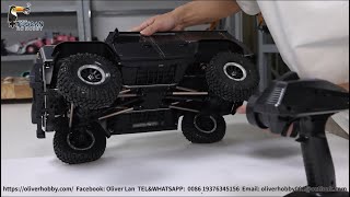 Unbox YIKONG YK4104 1/10 RC Crawler 4x4 Off Road defender Vehicles, lights, 2 speed, 2 diff lock.