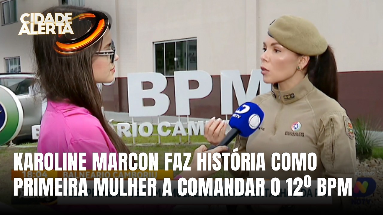 Tenente-coronel Karoline Marcon assume comando da PM em Balneário Camboriú