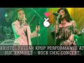 KRISTEL FULGAR KPOP PERFORMANCE AT SUE RAMIREZ ROCK CHIC CONCERT