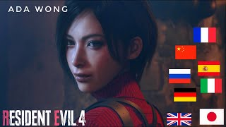 Ada Wong voice in different languages