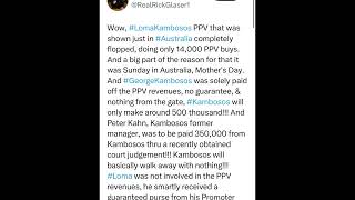 How many ppv did loma vs Kambosos sell in Australia ?