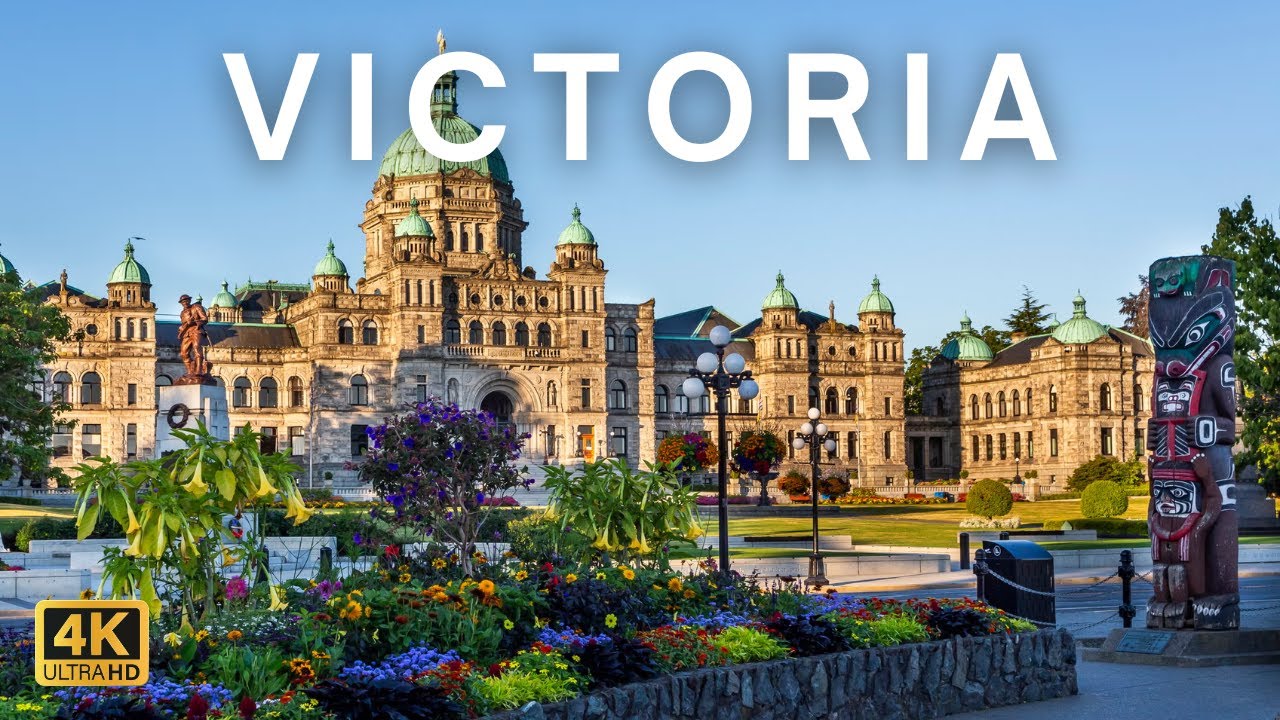 Victoria, Canada 🇨🇦 in 4K ULTRA HD | Stunning City & Harbor Views | Drone Footage