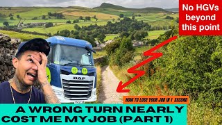 How to Lose Your HGV Licence in 1 second - Trucker’s Terrible Mistake