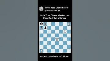 White to play Mate in 2 Move #chessgrandmaster #magnuscarlsen #gukeshdommaraju #chesscom #puzzle
