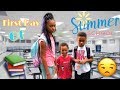 FIRST DAY OF SUMMER SCHOOL PRANK ON AHVI AND QJ!! 😂