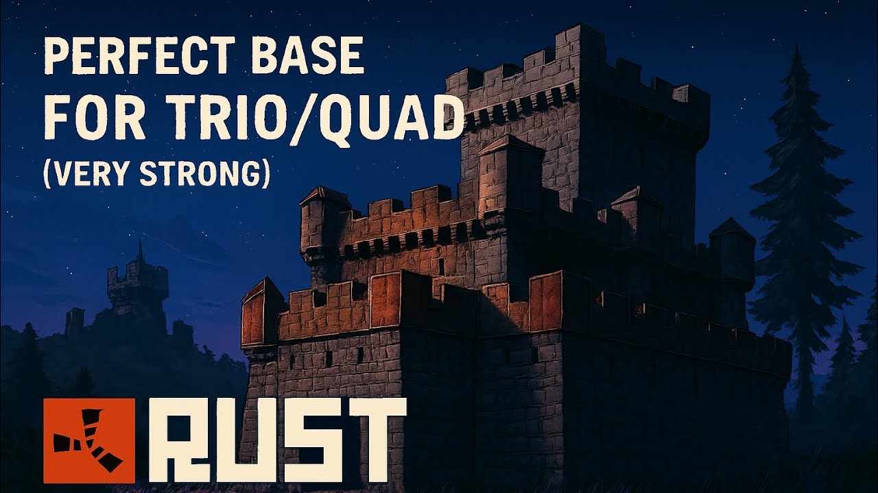 UNBREAKABLE RUST BASE for Trio/Quad 🔥 | Ultimate Fortress Design # ...