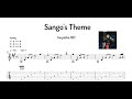 Inuyasha OST - Sango&#39;s Theme - Partitura y Tablatura/ Tabs