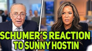 Chuck Schumer's SHOCKED Reaction to Sunny Hostin Calling Him a COWARD!