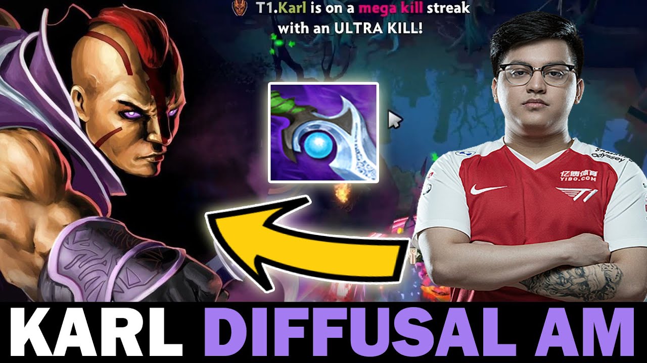 KARL NEW META MID AM - DIFFUSAL BUILD | DOTA 2 GAMEPLAY