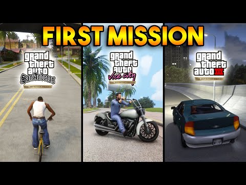 FIRST MISSION OF EVERY GTA TRILOGY DEFINITIVE EDITION !