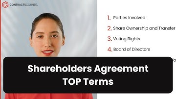 Shareholder Agreements Explained: Top Terms You NEED to Know