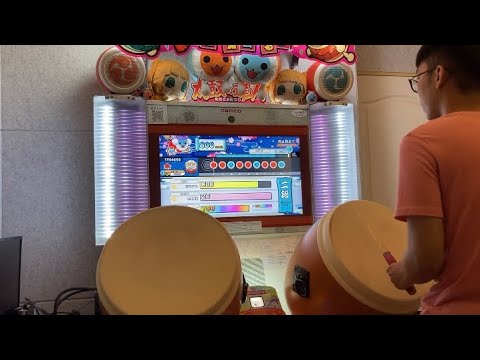 太鼓の達人（ニジイロ 台湾ver.）2022段位道場 二段 全良 虹枠金合格