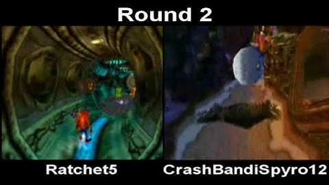 IAS2: Round 2 - Ratchet5 vs CrashBandiSpyro12 - Crash 2 race to defeat Tiny - Part 2