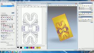 ARTCAM 2D BED DESIGN TOOLPATH MAKING  TUTORIAL