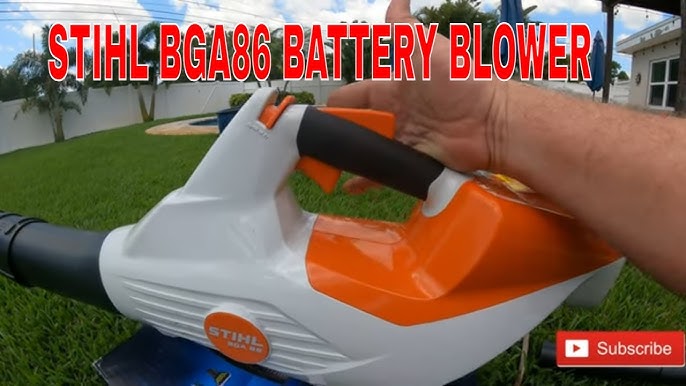 Vervreemding poort Niet ingewikkeld Bladblazer Accu vs Benzine Review | STIHL BGA100 vs BG86 - YouTube