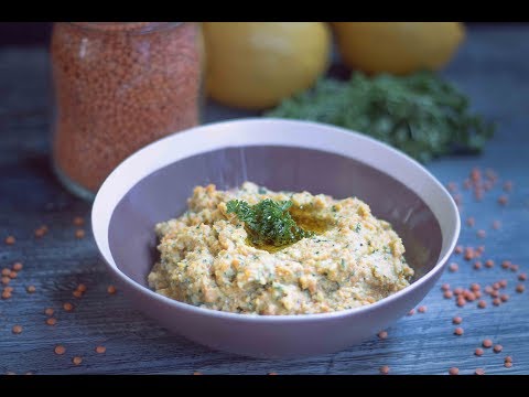 Red Lentil Hummus | Vegan Fitness Recipe