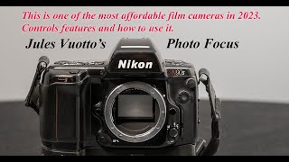 Features and how to use the Nikon N90S.  One of the most affordable auto focus 35mm cameras in 2023.