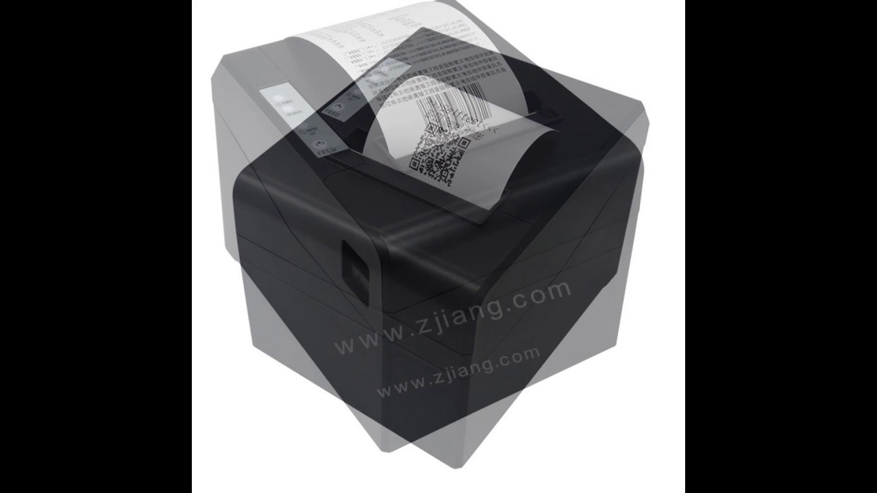 Zijiang POS8330 desktop thermal receipt 80mm printer with auto cutter