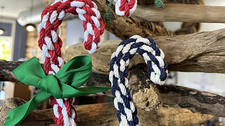 Coastal Candy Cane Tie-It Workshop