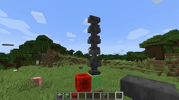 Sticky piston + slime block + Anvil ㅣ Minecraft