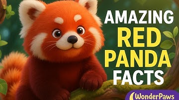 Amazing Red Panda Facts for Kids | Fun Educational Animal Video | WonderPaws Tales
