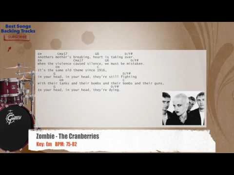 zombie---the-cranberries-drums-backing-track-with-chords-and-lyrics