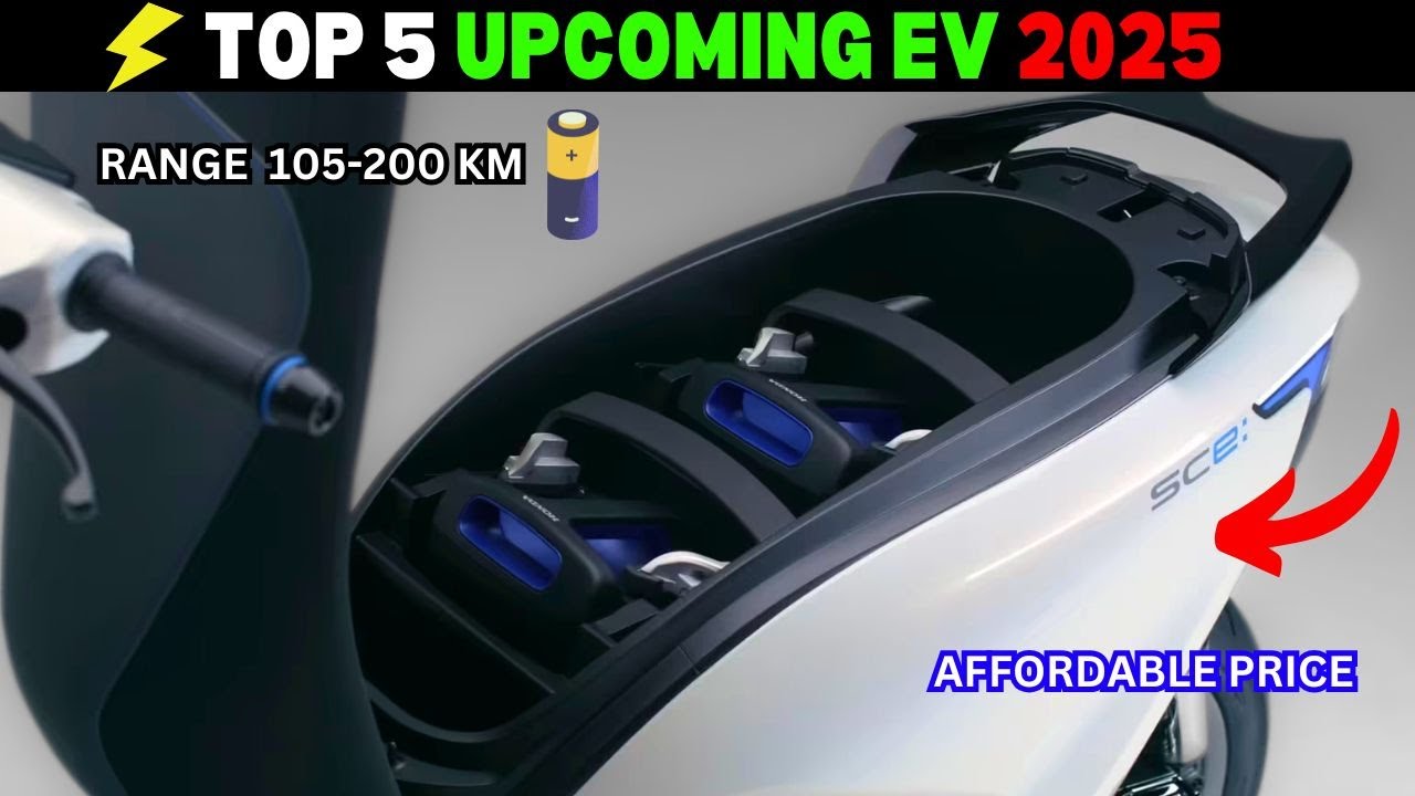 ⚡ Top 5 Upcoming EV 2025 | Best Electric scooter 2025 | 2025's Game ...