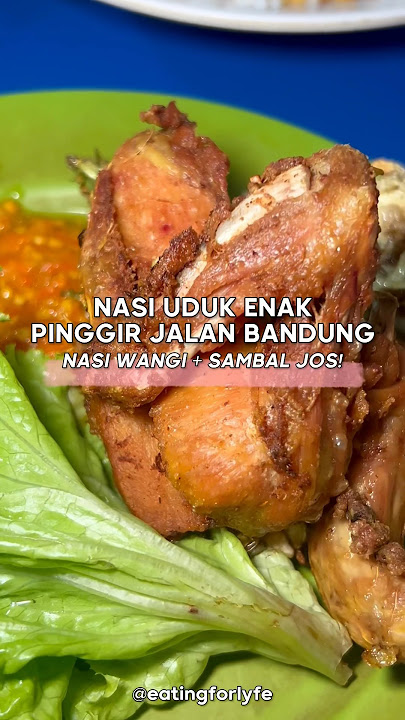NASI UDUK AYAM GORENG ENAK PINGGIR JALAN BANDUNG #kulinerbandung #bandungkuliner #shortskuliner #fyp