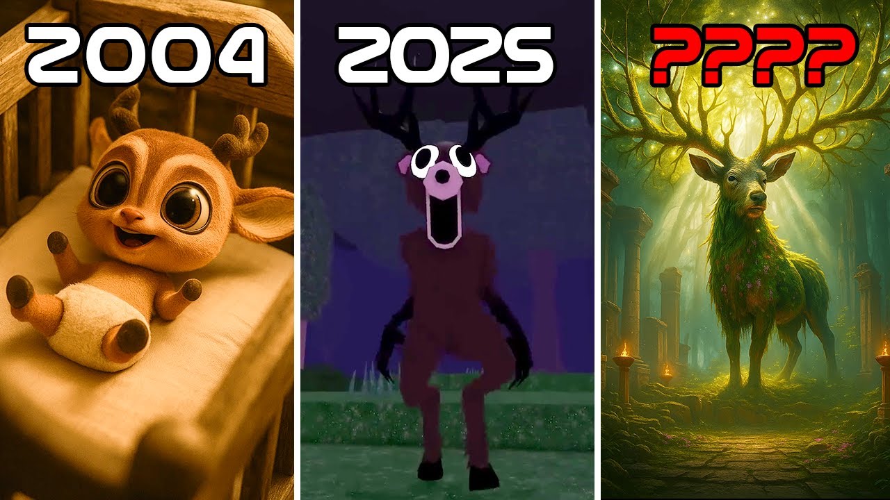 Evolution of 99 Nights in the Forest Deer - YouTube