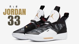 air jordan 33 white metallic gold