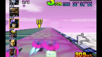 F-Zero: Xtreme Velocity - Pawn Series: Cloud Carpet 1 - Long-Jump Circuit