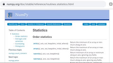 Numpy for Statistics {بايثون بالعربى}