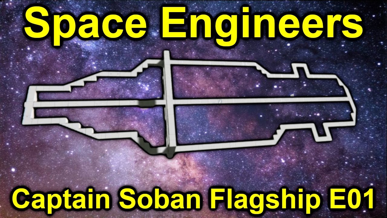 Construction of the Flagship has begun! Space Engineers Homeworld