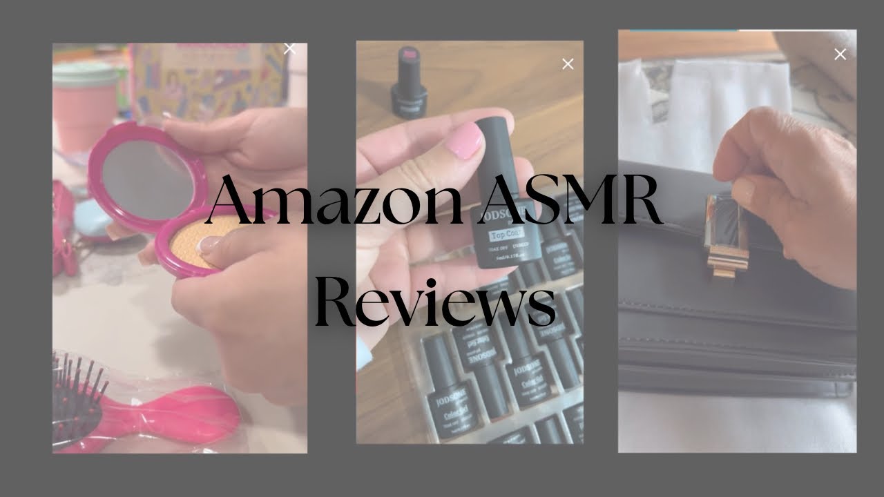 Amazon ASMR review compilation part. 6 💤🥱🎧sleepy triggers - YouTube