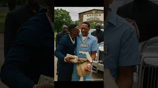 Boosie picking up C-Murder straight out of Angola 💯🚔 Rolls Royce waiting, security on point