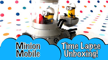 TL Unboxing Minions Despicable ME Minion Mobile Mega Bloks Building Toy Minion Tim Minion Jerry