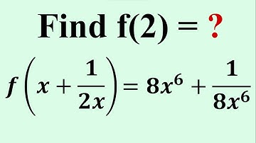 A Nice Algebra Challenge from Functional Equations | Olympiads