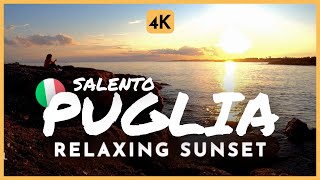 ITALY 4K - Relaxing Sunset from Salento, Puglia | #06