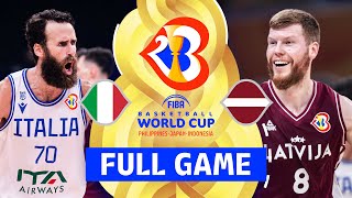 Italy v Latvia | Full Basketball Game | FIBA Basketball World Cup 2023