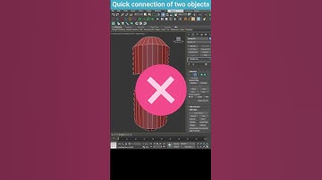 Correct vs. Incorrect Methods for Connecting Objects in 3Ds Max #3dsmax #modelingtips #tips #bridge