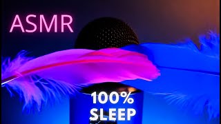 Brushing asmr and Feathers Sound on MIC for deep sleep