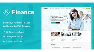 Finance - Business and Finance Corporate PSD Template | Themeforest Website Templates and Themes