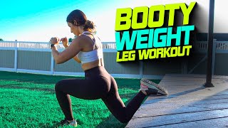 Body Weight GLUTE Workout - Breakfast Meal Prep For Work