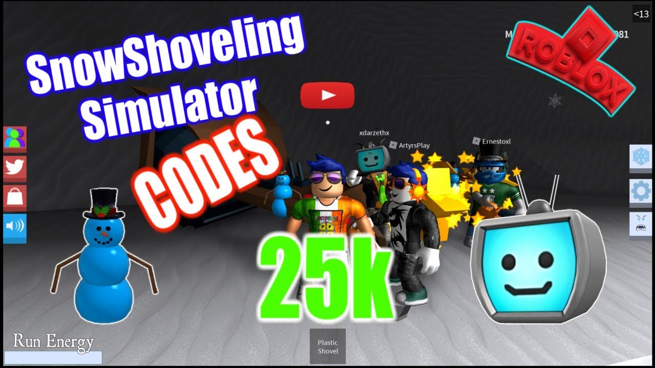 Get Free Items And Cash With Codes Roblox Snow Shoveling Simulator - youtube roblox snow shoveling simulator codes