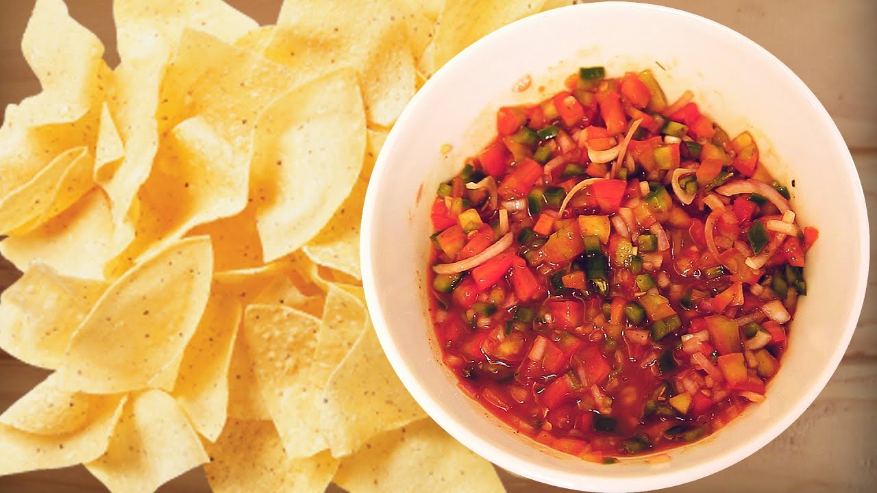 Best Tangy And Easy Salsa Dip By Joel | India Food Network