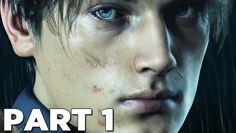 RESIDENT EVIL 2 REMAKE Walkthrough Gameplay Part 1 - INTRO (RE2 LEON)